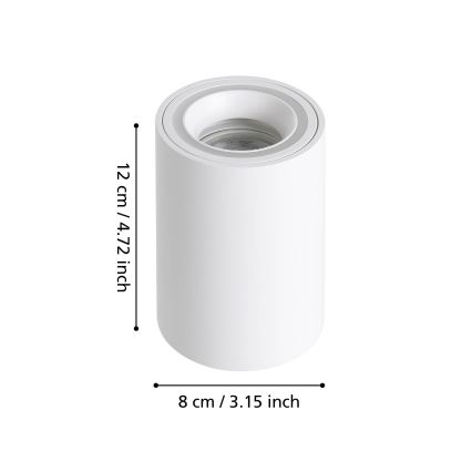 Eglo - LED RGBW Stmívatelné bodové svítidlo LED/4,9W/230V 2700-6500K bílá