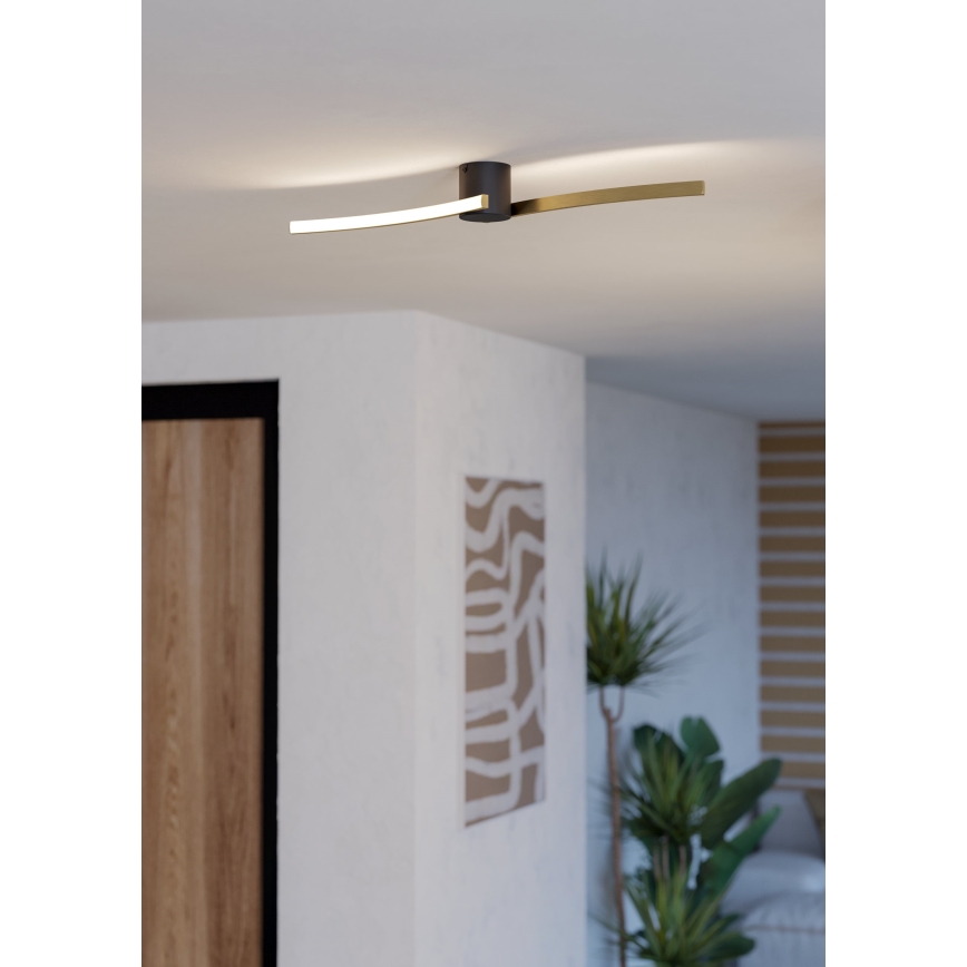 Eglo - LED Stropní svítidlo LED/12W/230V 4000K zlatá
