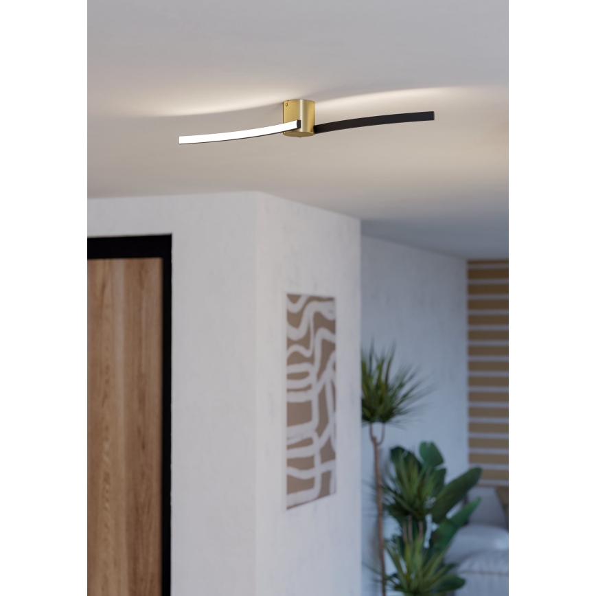 Eglo - LED Stropní svítidlo LED/12W/230V 4000K černá