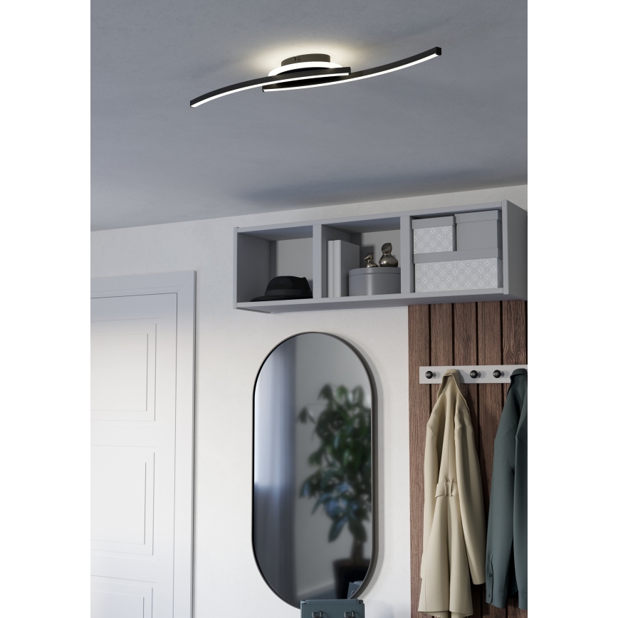 Eglo - LED Stropní svítidlo LED/12W/230V 4000K černá