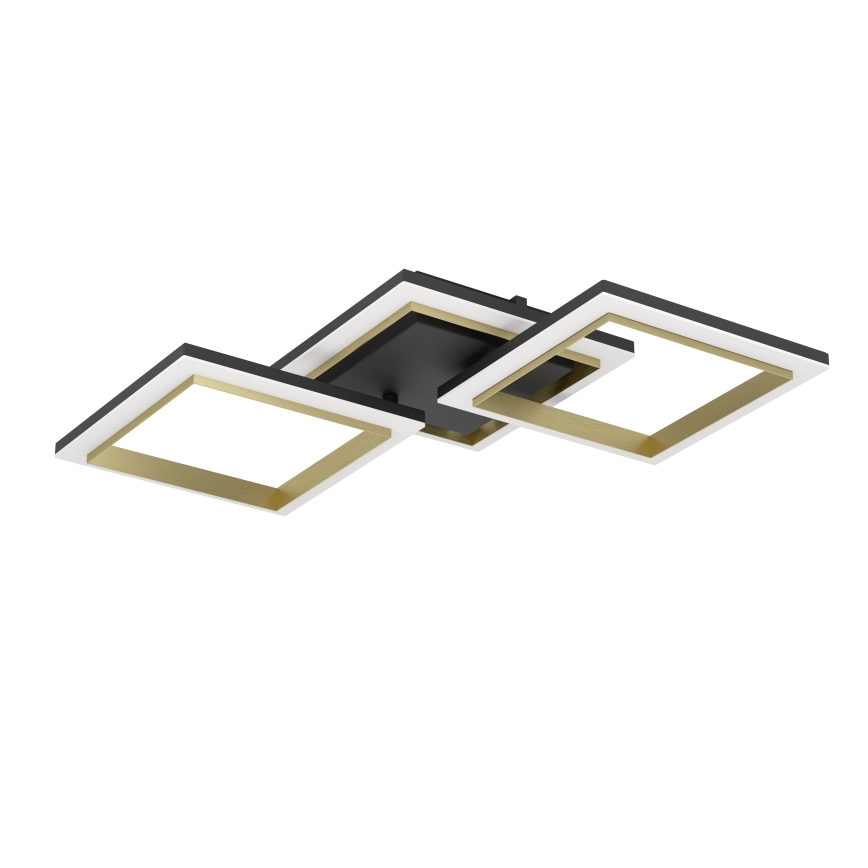 Eglo - LED Stmívatelné stropní svítidlo LED/20W/230V 4000K černá/zlatá