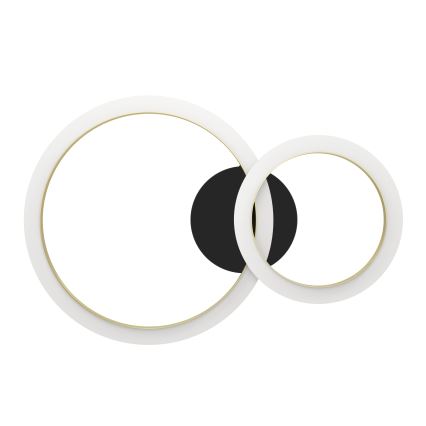 Eglo - LED Stmívatelné stropní svítidlo LED/12W/230V 4000K černá/zlatá