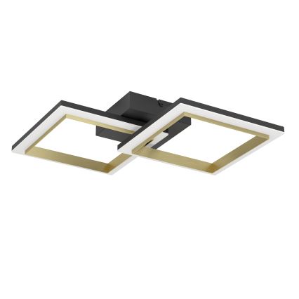 Eglo - LED Stmívatelné stropní svítidlo LED/18,4W/230V 4000K černá/zlatá