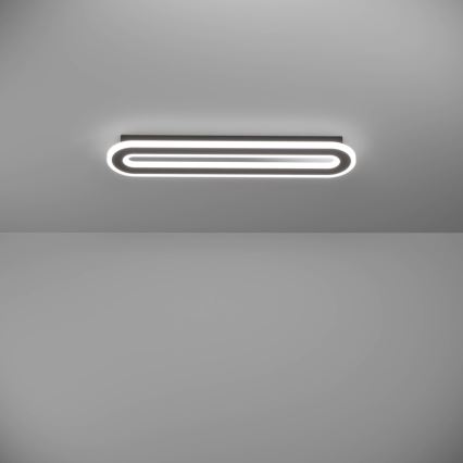 Eglo - LED Stmívatelné stropní svítidlo LED/20W/230V 2700-6500K černá + dálkové ovládání