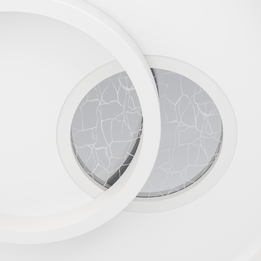 Eglo - LED Stropní svítidlo 1xLED/14W/230V + 1xLED/8,5W pr. 38 cm bílá