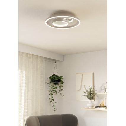 Eglo - LED Stropní svítidlo 1xLED/14W/230V + 1xLED/8,5W pr. 38 cm bílá