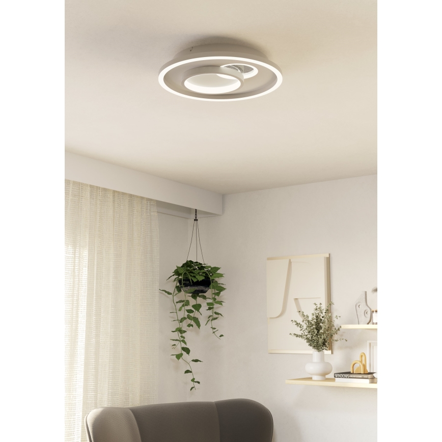 Eglo - LED Stropní svítidlo 1xLED/14W/230V + 1xLED/8,5W pr. 38 cm bílá