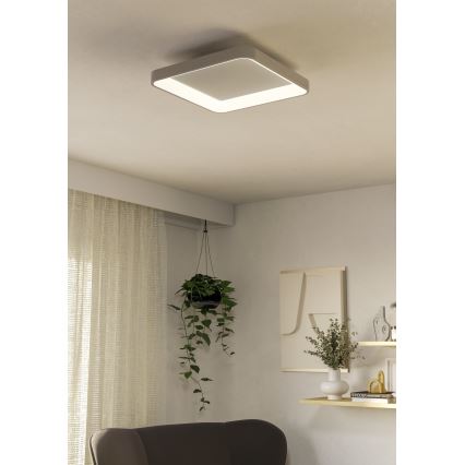 Eglo - LED Stmívatené stropní svítidlo LORETELLO LED/12W/230V bílá + dálkové ovládání