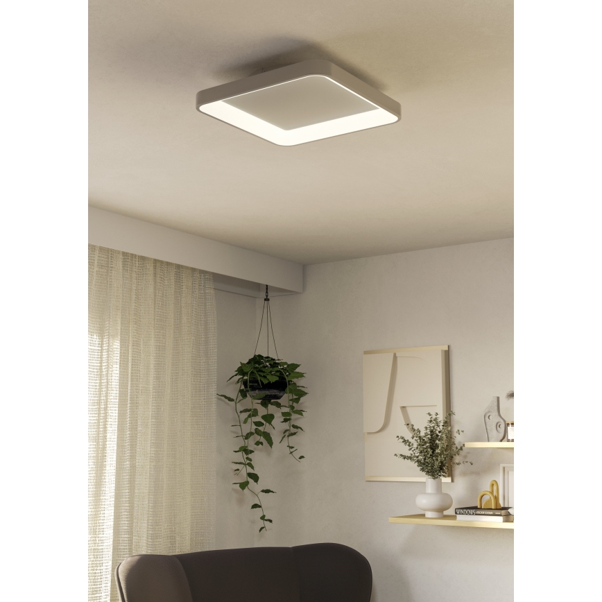 Eglo - LED Stmívatené stropní svítidlo LORETELLO LED/12W/230V bílá + dálkové ovládání
