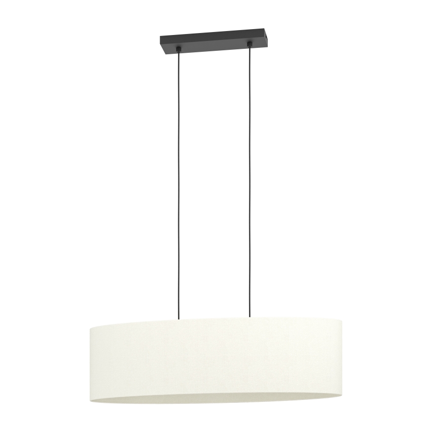Eglo - Lustr na lanku 2xE27/60W/230V bílá