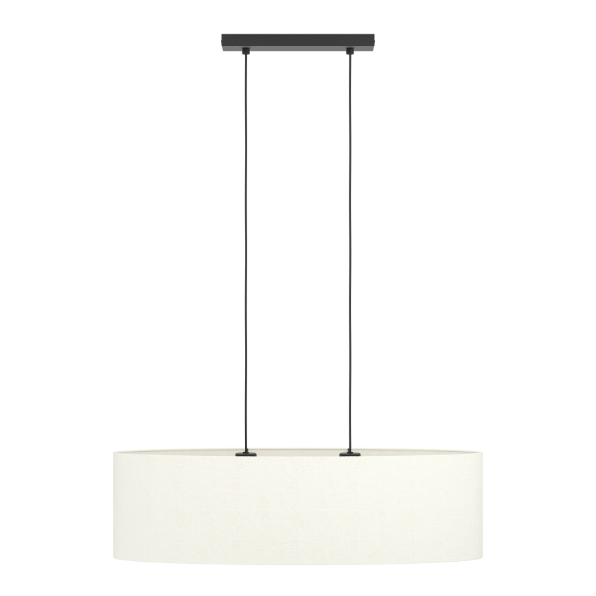 Eglo - Lustr na lanku 2xE27/60W/230V bílá