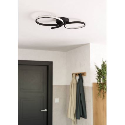 Eglo - LED Stropní svítidlo LED/21W/230V 3000K černá