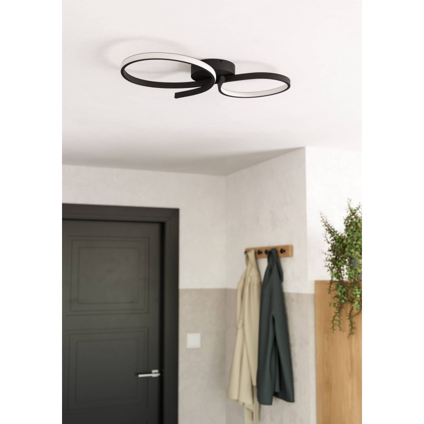 Eglo - LED Stropní svítidlo LED/21W/230V 3000K černá