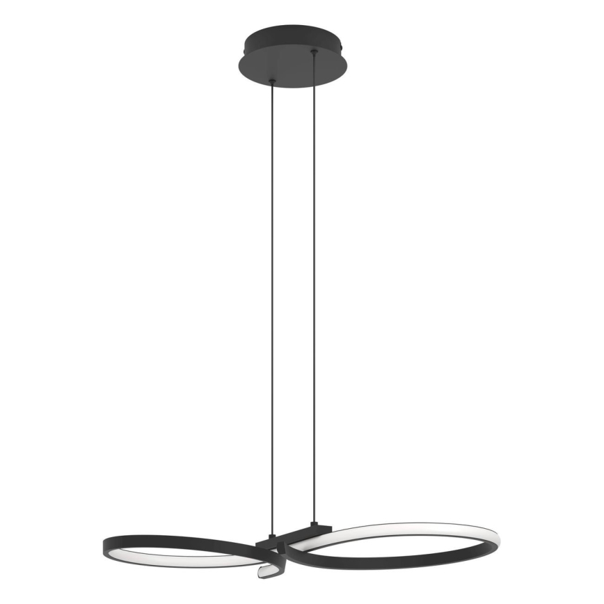 Eglo - LED Lustr na lanku LED/21W/230V 3000K černá