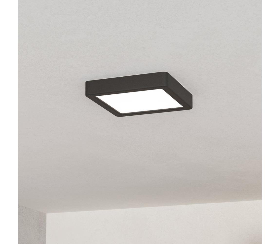 Eglo 901302-LED Stropní svítidlo FUEVA LED/7W/230V 2700/4000/6500K 15x15cm černá 901302
