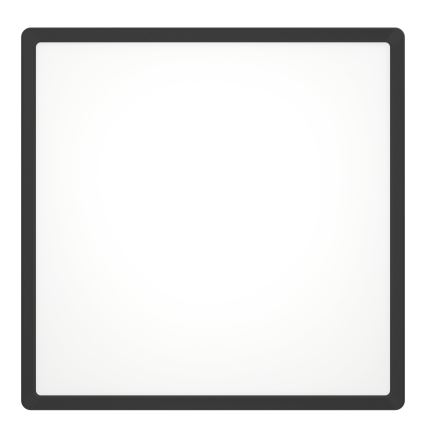 Eglo - LED Stropní svítidlo LED/17,5W/230V 2700/4000/6500K 39x39 cm černá