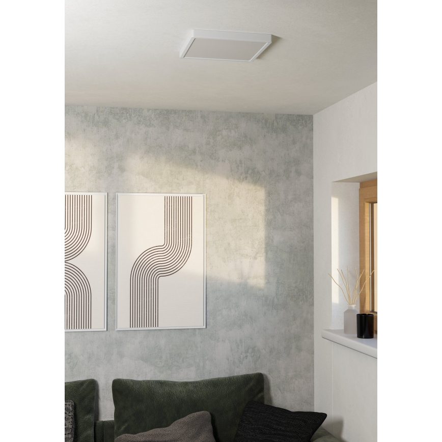 Eglo - LED Stropní svítidlo LED/13W/230V 2700/4000/6500K 29x29 cm bílá