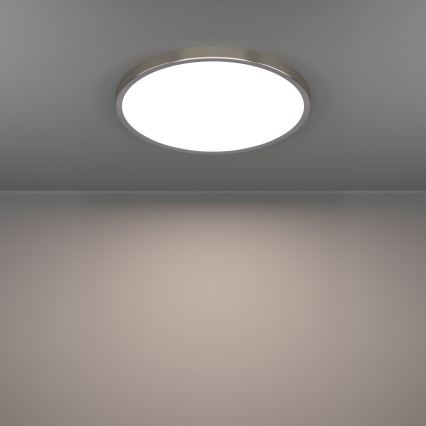 Eglo - LED Stropní svítidlo LED/17W/230V 2700/4000/6500K pr. 38,9 cm matný chrom