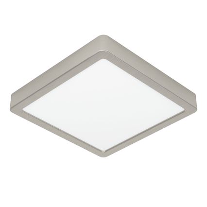 Eglo - LED Stropní svítidlo LED/10,5W/230V 2700/4000/6500K 22x22 cm matný chrom