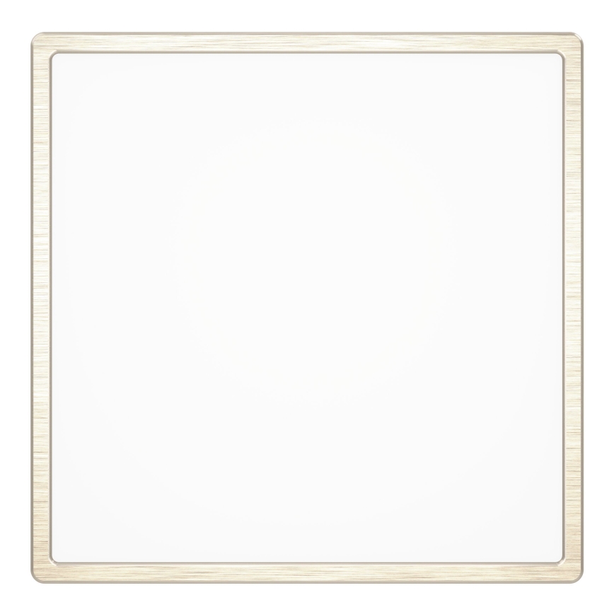 Eglo - LED Stropní svítidlo LED/17,5W/230V 2700/4000/6500K 39x39 cm matný chrom