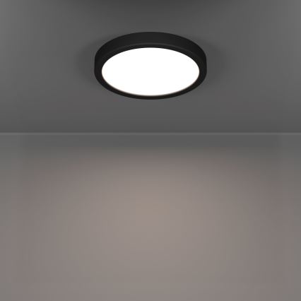 Eglo - LED Koupelnové stropní svítidlo LED/11,5W/230V pr. 21,1 cm IP44 černá