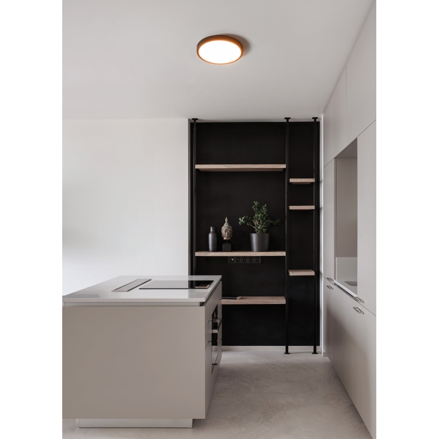 Eglo - LED Koupelnové stropní svítidlo LED/14,2W/230V 2700/4000/6500K pr. 27,8 cm IP44 černá