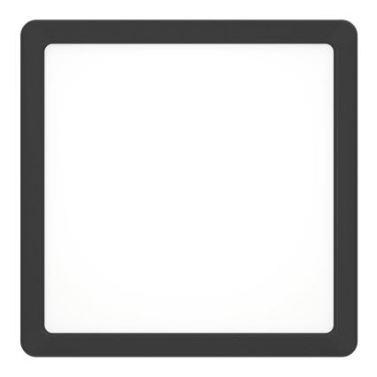 Eglo - LED Koupelnové stropní svítidlo LED/10,5W/230V 22x22 cm IP44 černá