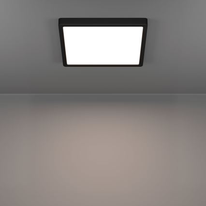 Eglo - LED Koupelnové stropní svítidlo LED/13W/230V 29x29 cm IP44 černá