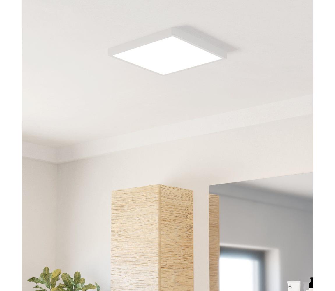 Eglo 901337 - LED Koup. stropní svítidlo FUEVA LED/13W/230V 29x29 cm IP44 bílá 901337