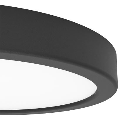 Eglo - LED RGBW Stmívatelné koupelnové stropní svítidlo LED/11,2W/230V 2700-6500K pr. 21,1cm IP44 černá
