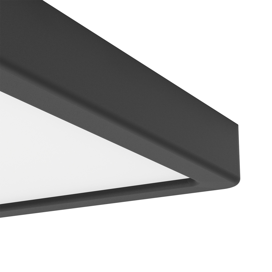 Eglo - LED RGBW Stmívatelné koupelnové stropní svítidlo LED/10,5W/230V 2700-6500K 22x22 cm IP44 černá
