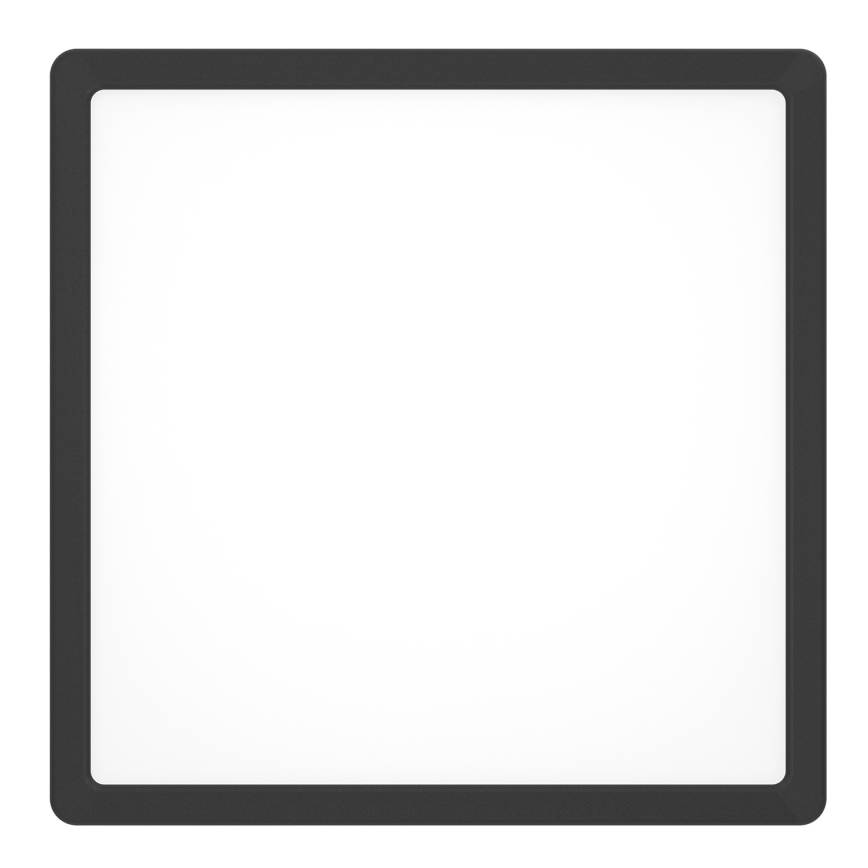 Eglo - LED RGBW Stmívatelné koupelnové stropní svítidlo LED/13,5W/230V 2700-6500K 29,5x29,5 cm IP44 černá