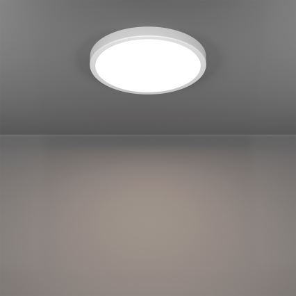 Eglo - LED RGBW Stmívatelné koupelnové stropní svítidlo LED/14,3W/230V 2700-6500K pr. 27,8 cm IP44 bílá