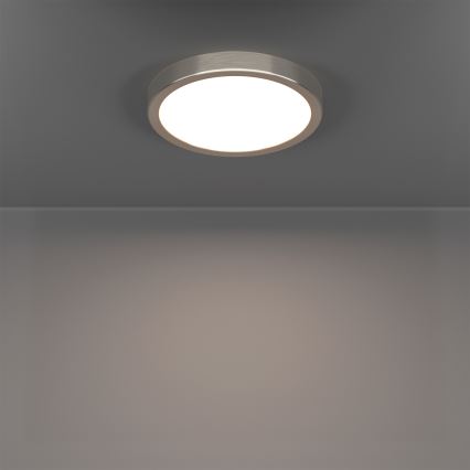 Eglo - LED RGBW Stmívatelné koupelnové stropní svítidlo LED/11,2W/230V 2700-6500K pr. 21,1 cm IP44 matný chrom