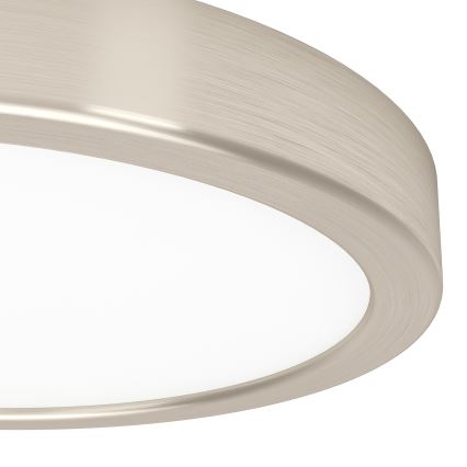 Eglo - LED RGBW Stmívatelné koupelnové stropní svítidlo LED/11,2W/230V 2700-6500K pr. 21,1 cm IP44 matný chrom