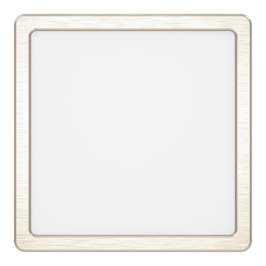 Eglo - LED RGBW Stmívatelné koupelnové stropní svítidlo LED/10,5W/230V 2700-6500K 22x22 cm IP44 matný chrom