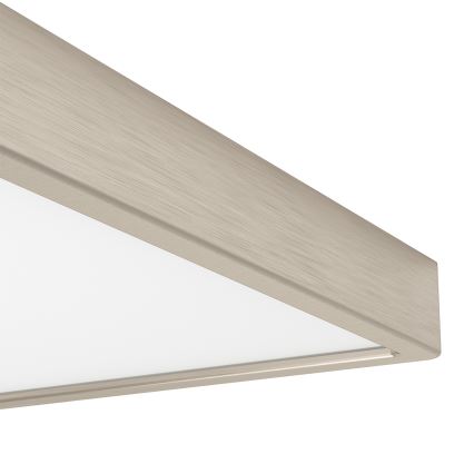 Eglo - LED RGBW Stmívatelné koupelnové stropní svítidlo LED/13,5W/230V 2700-6500K 29,5x29,5 cm IP44 matný chrom