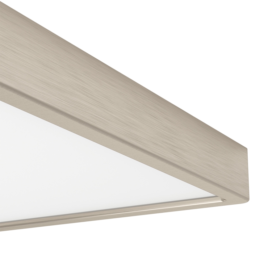 Eglo - LED RGBW Stmívatelné koupelnové stropní svítidlo LED/13,5W/230V 2700-6500K 29,5x29,5 cm IP44 matný chrom