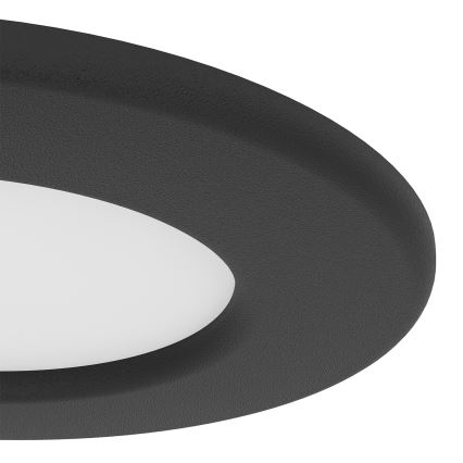Eglo - SADA 3x LED Podhledové svítidlo LED/3,7W/230V 2700/4000/6500K pr. 8,8 cm černá