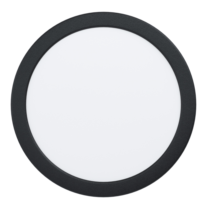 Eglo - LED Podhledové svítidlo LED/18,5W/230V 2700/4000/6500K pr. 21,6 cm černá