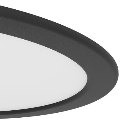 Eglo - LED Podhledové svítidlo LED/18,5W/230V 2700/4000/6500K pr. 21,6 cm černá