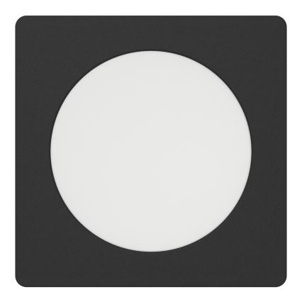 Eglo - LED Podhledové svítidlo LED/6,3W/230V 2700/4000/6500K 11,9x11,9 cm černá