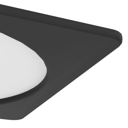 Eglo - LED Podhledové svítidlo LED/10,5W/230V 2700/4000/6500K 16,6x16,6 cm černá