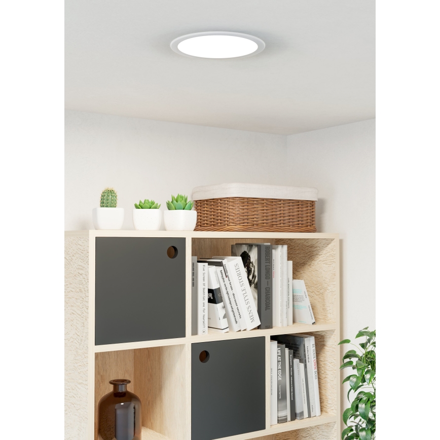 Eglo - LED Podhledové svítidlo LED/18,5W/230V 2700/4000/6500K pr. 21,6 cm bílá