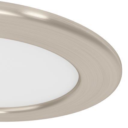 Eglo - LED Podhledové svítidlo LED/6,3W/230V 2700/4000/6500K pr. 11,9 cm matný chrom