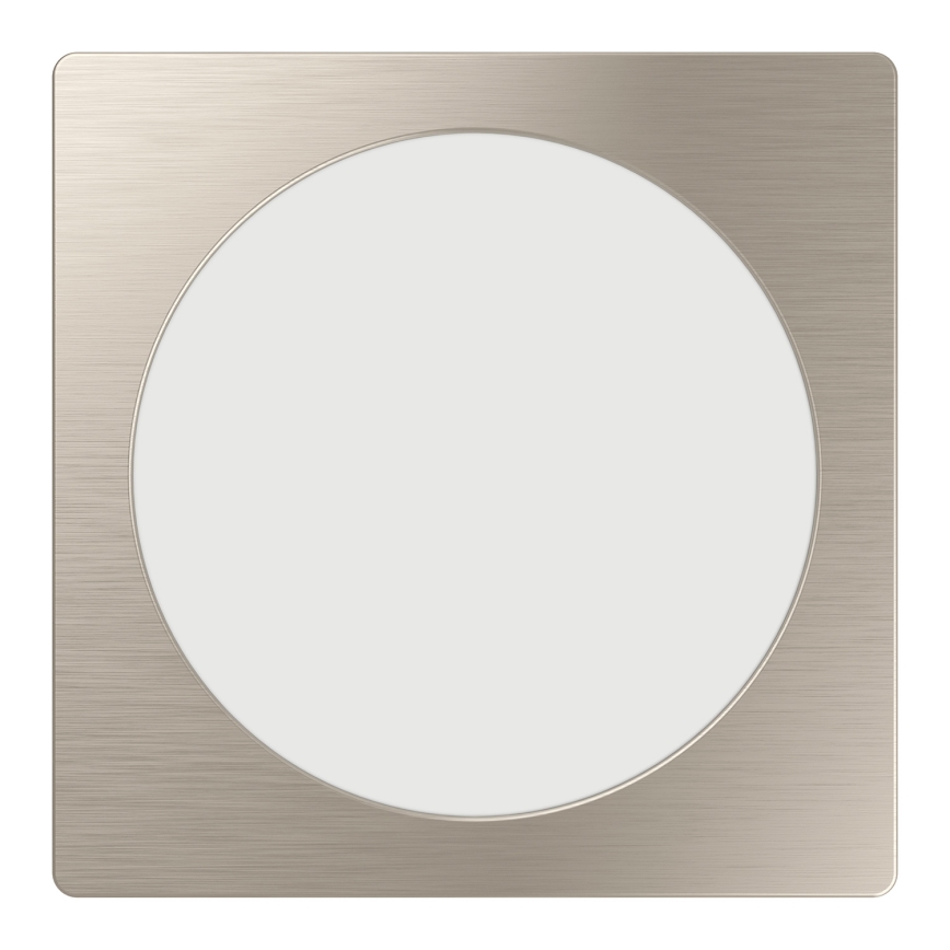 Eglo - LED Podhledové svítidlo LED/10,5W/230V 2700/4000/6500K 16,6x16,6 cm matný chrom