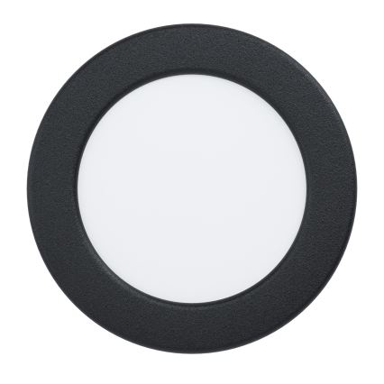 Eglo - LED Koupelnové podhledové svítidlo LED/6,3W/230V 2700/4000/6500K pr. 11,9 cm IP44 černá