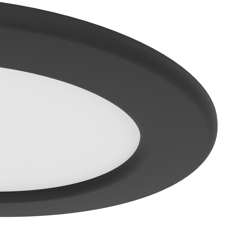 Eglo - LED Koupelnové podhledové svítidlo LED/6,3W/230V 2700/4000/6500K pr. 11,9 cm IP44 černá