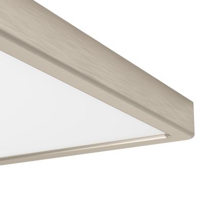 Eglo - LED RGBW Stmívatelné koupelnové stropní svítidlo LED/17,8W/230V 2700-6500K 39x39 cm IP44 matný chrom