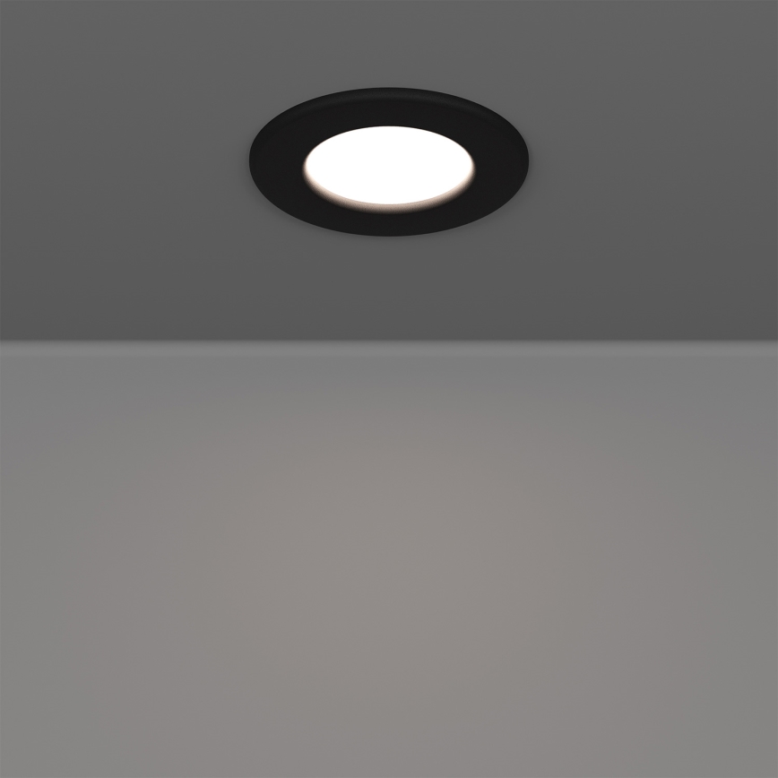 Eglo - SADA 3xLED RGBW Stmívatelné koupelnové podhledové svítidlo LED/2,8W/230V 2700-6500K pr. 8,8 cm IP44 černá